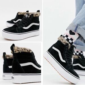 Vans Sk8-Hi Platform MTE high-top sneakers Leopard Scotchgard Women’s Size 10